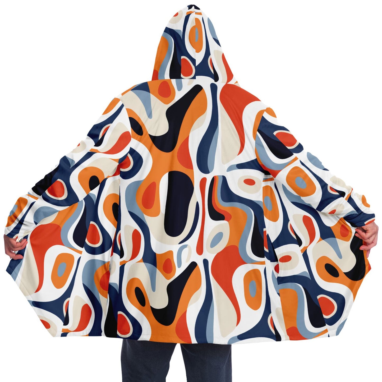 Colorful Abstract Cloak – Cozy Style with Bold Design | High Quality Custom Design
