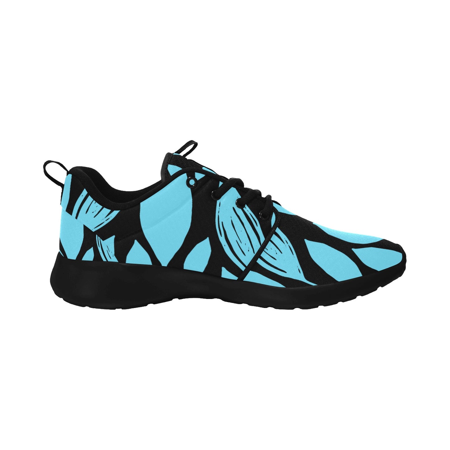 Teal & Black Women's Pull Loop Sneakers