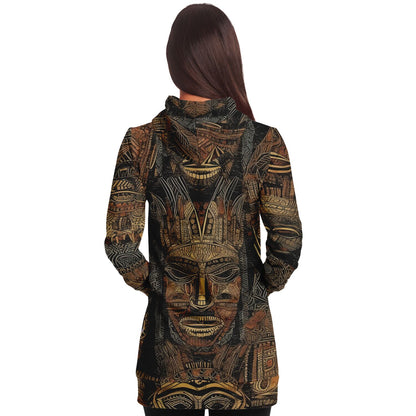 Fashion Longline Hoodie – Tribal, African, Bohemian Style