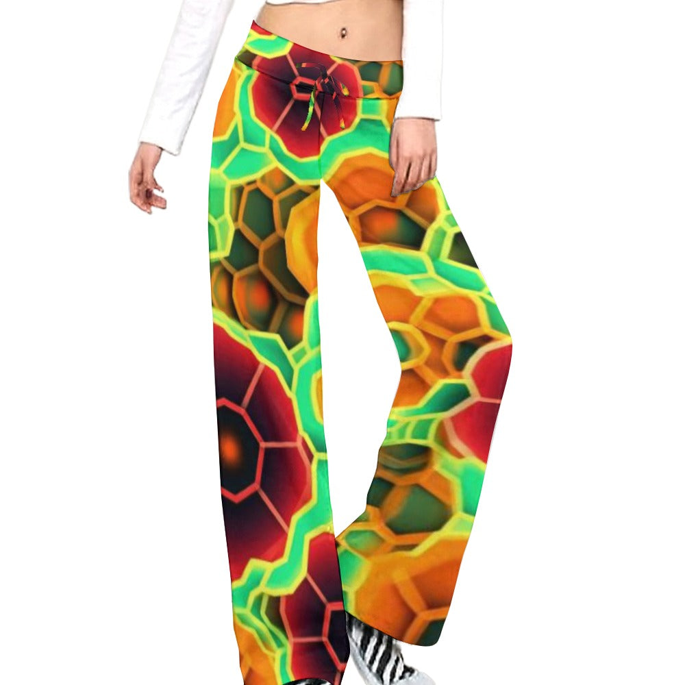 Straight Lace-Up Yoga Pants