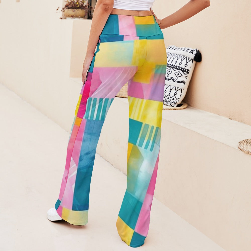 Straight Lace-Up Yoga Pants