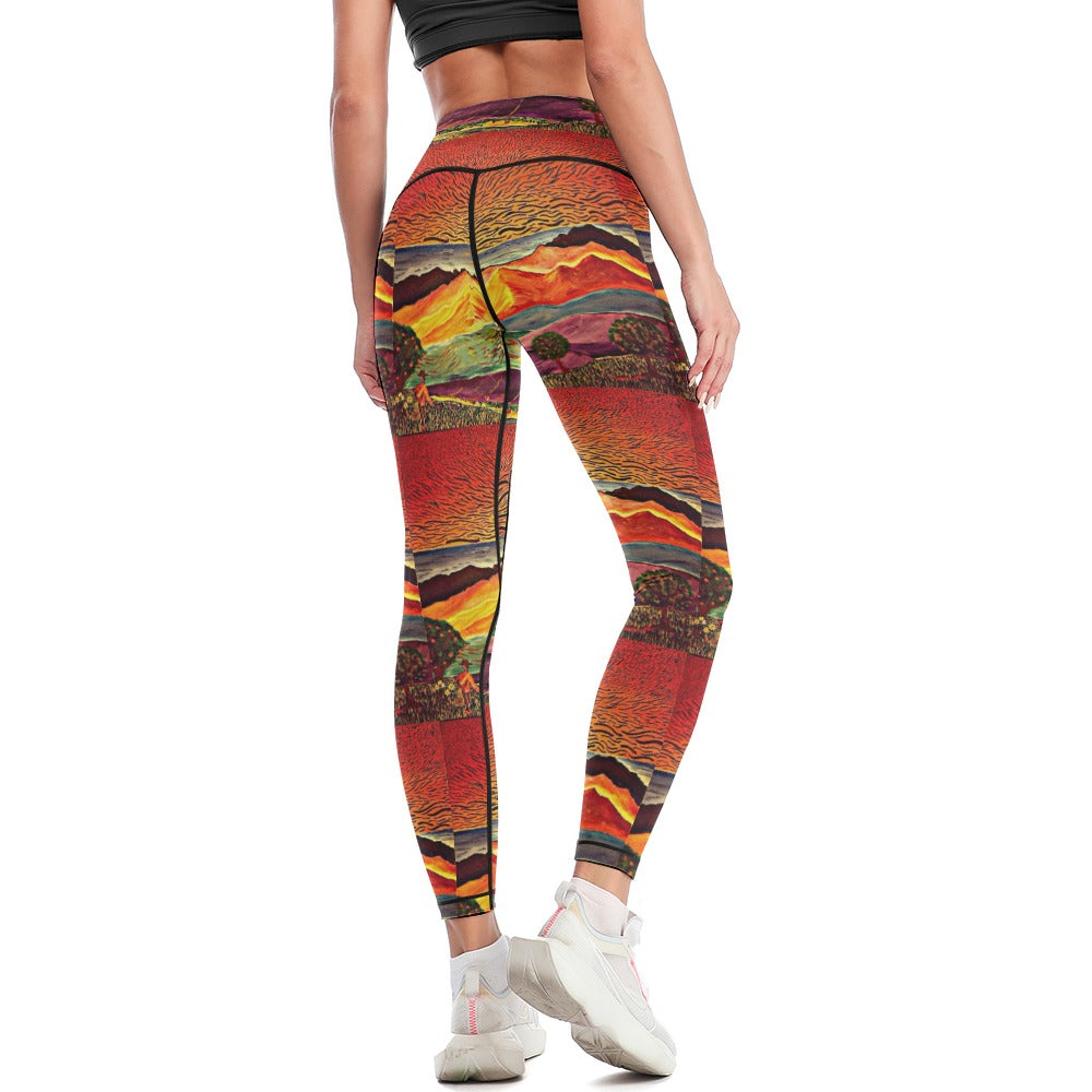 Women's Sunset Comfort Sports Yoga Pants