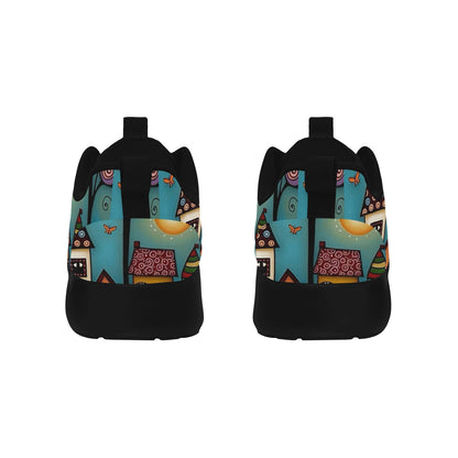 Women's Whimsical House Sneakers