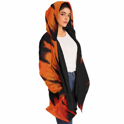 Warm and Trendy Cloak – Tie-Dye Swirl Wizardry 🌈 Hippie Chic Meets Couch-Level Comfort