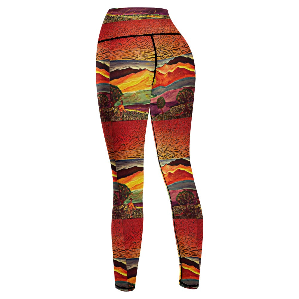 Women's Sunset Comfort Sports Yoga Pants