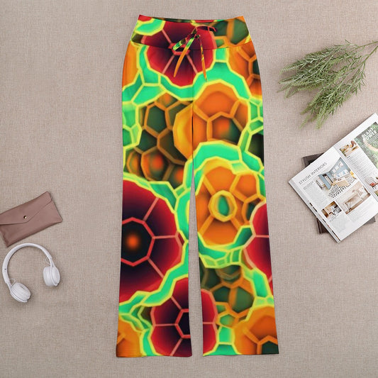 Straight Lace-Up Yoga Pants