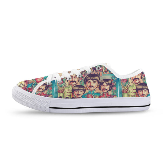 Beatles Sargent Pepper Low Top Women's Shoes
