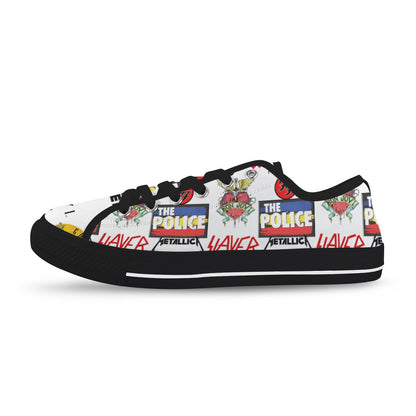 Yolo Vibe Shoes 80's 90's band classics Hand Detailed Men's ANY size