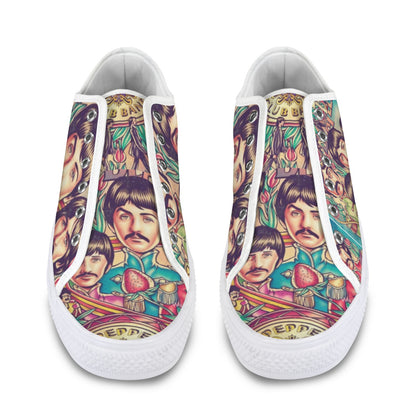 Beatles Sargent Pepper Low Top Women's Shoes