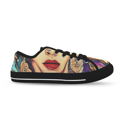 Bohemian Art Low Top Women's Shoes