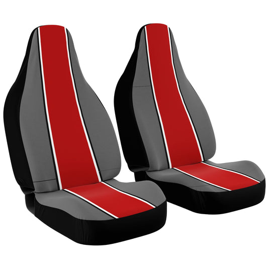 Special Edition Car Seat Cover Scarlet & Gray Fan Edition High Quality Custom Design