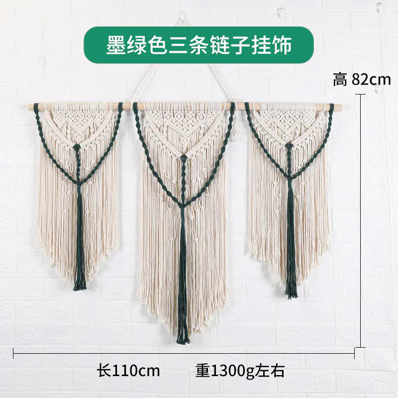 Bohemian Cotton Rope Tapestry Wall Decor
