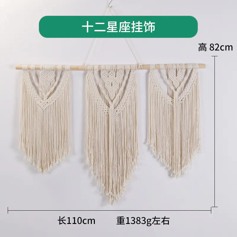 Bohemian Cotton Rope Tapestry Wall Decor