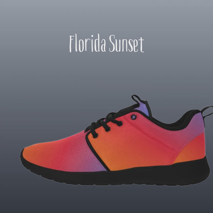 🌅 Florida Sunset Women’s Sneakers — Lightweight Comfort with Tropical Style