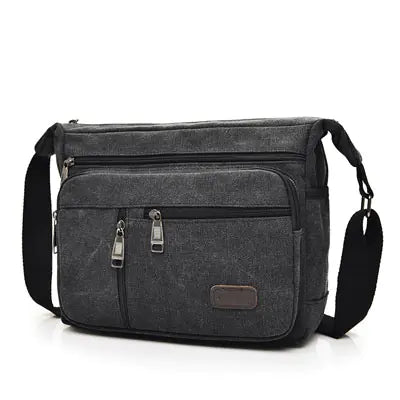 Canvas Shoulder Bag - Large Capacity Crossbody Bag