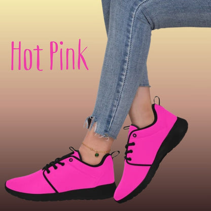 Women's Pink & Black Sneakers
