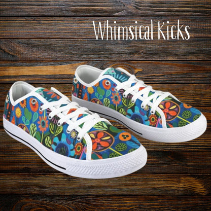 Whimsical Art Low Top Women's Shoes