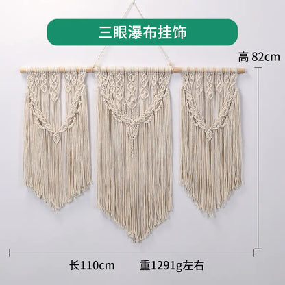 Bohemian Cotton Rope Tapestry Wall Decor